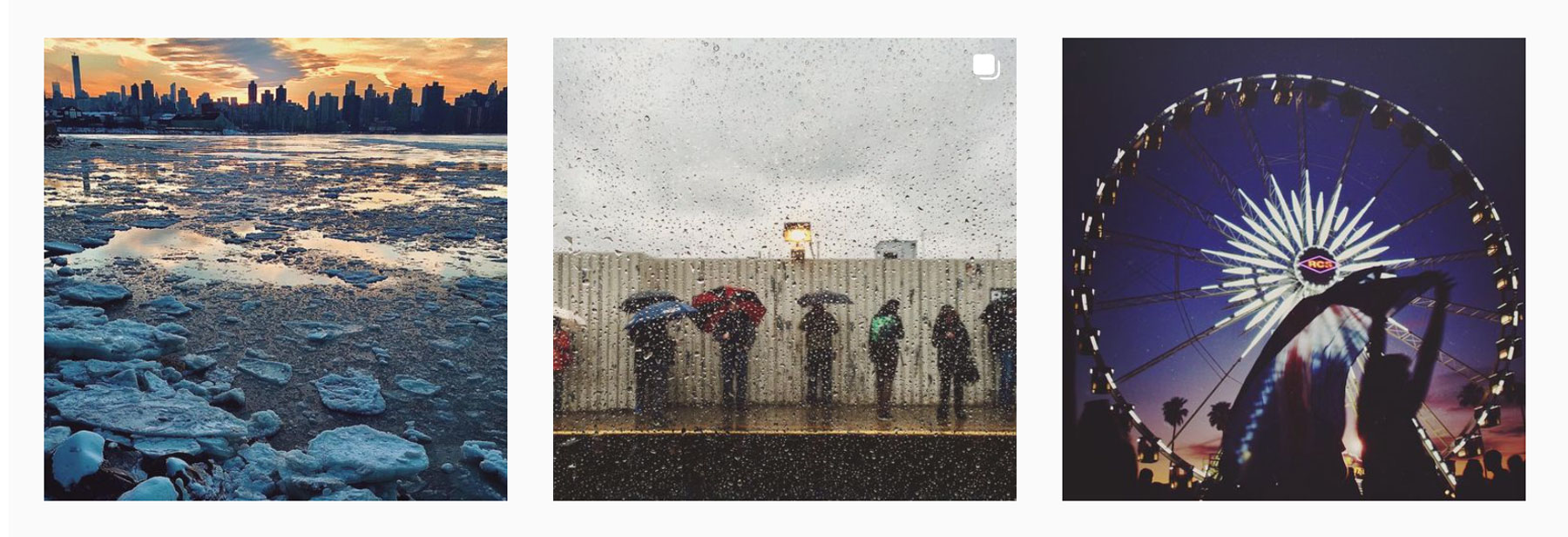 Three Photos in a Row